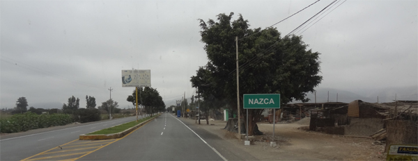 Entr�e de la ville de Nazca