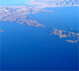 Lac Titicaca vu d'avion