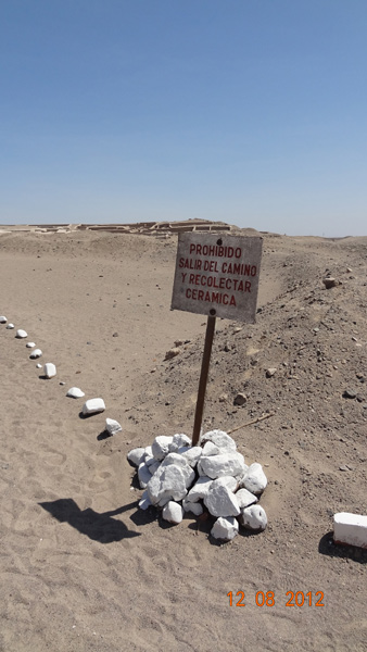 Prohibido salir del camino...