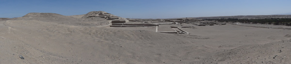 Panoramique du site de Cahuachi